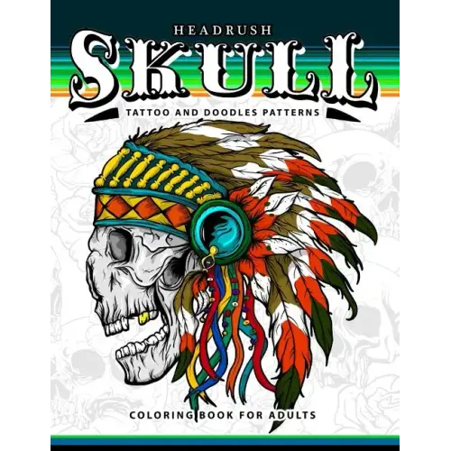 Skull Tattoo and Doodles Patterns: A Coloring Books for Adults