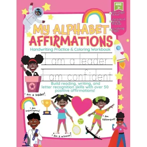 My Alphabet Affirmations Coloring and Handwriting Workbook for Black Girls