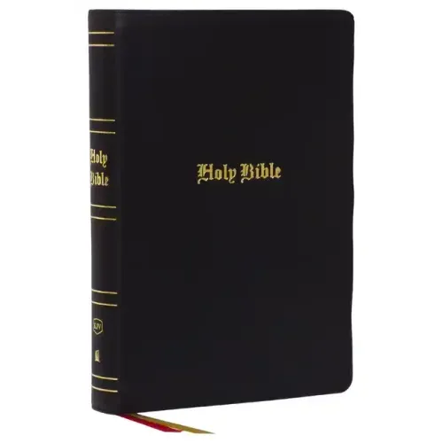 KJV Holy Bible: Super Giant Print with 43,000 Cross References, Black Genuine Leather, Red Letter, Comfort Print: King James Version
