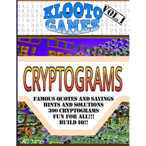 KLOOTO Games CRYPTOGRAMS: Volume I