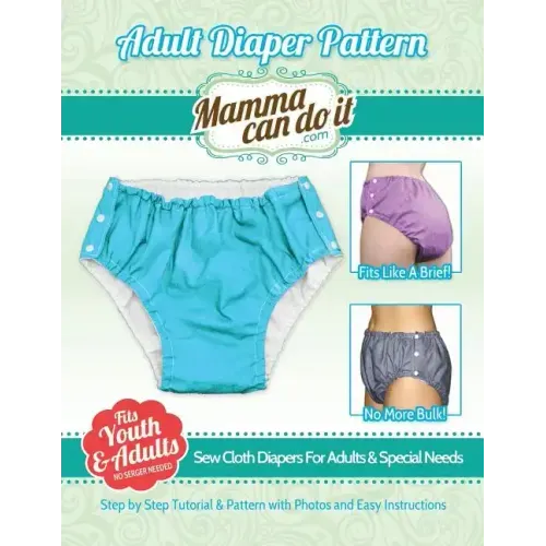 Adult diaper pattern