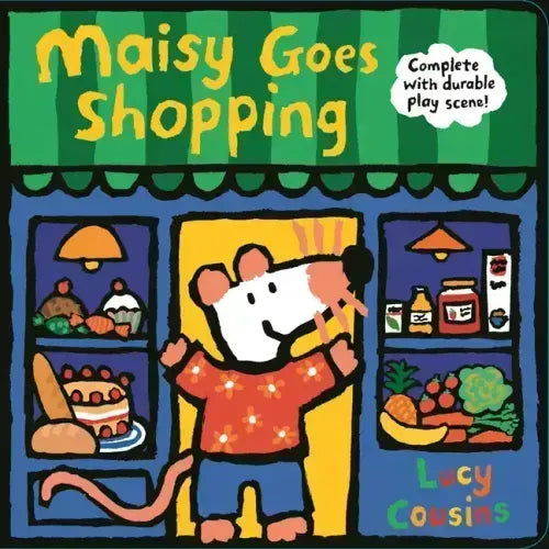 Maisy Goes Shopping: Complete with Durable Play Scene: A Fold-Out and Play Book (Interactive Maisy the Mouse Play Scene with Punch-Out Removable Chara