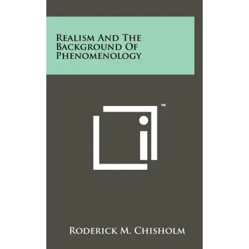 Realism And The Background Of Phenomenology