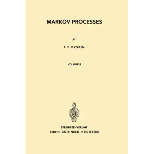 Markov Processes: Volume II