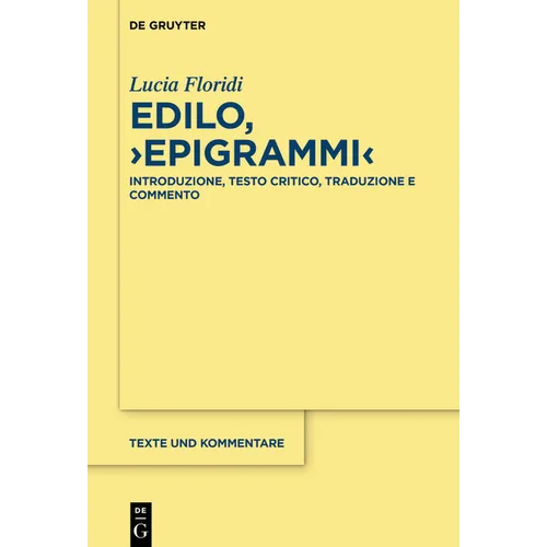 Edilo, >Epigrammi