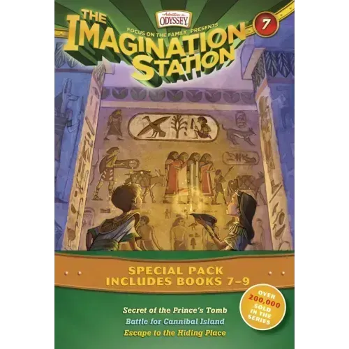 The Imagination Station Special Pack, Books 7-9: Secret of the Prince's Tomb/Battle for Cannibal Island/Escape to the Hiding Place