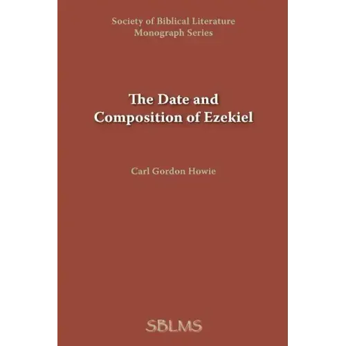 The Date and Composition of Ezekiel