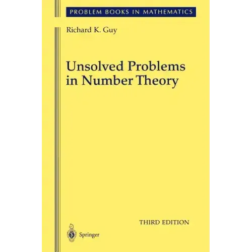 Unsolved Problems in Number Theory