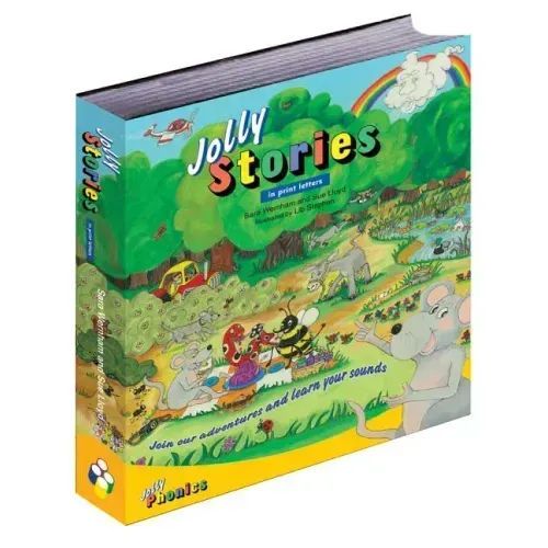 Jolly Stories: In Print Letters (American English Edition)