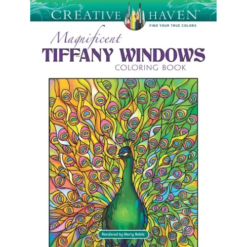 Creative Haven Magnificent Tiffany Windows Coloring Book