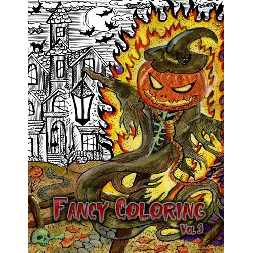 Fancy Coloring: Beauty of Horror Adults Coloring Books