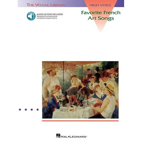 Favorite French Art Songs - Volume 1 Book/Online Audio