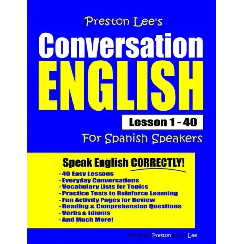 Preston Lee's Conversation English For Spanish Speakers Lesson 1 - 40