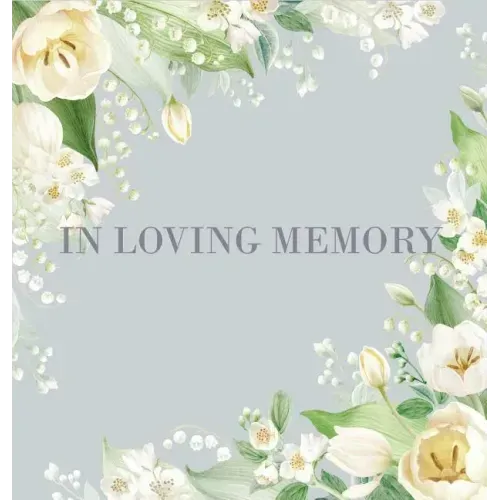 Condolence book for funeral (Hardcover): Memory book, comments book, condolence book for funeral, remembrance, celebration of life, in loving memory f