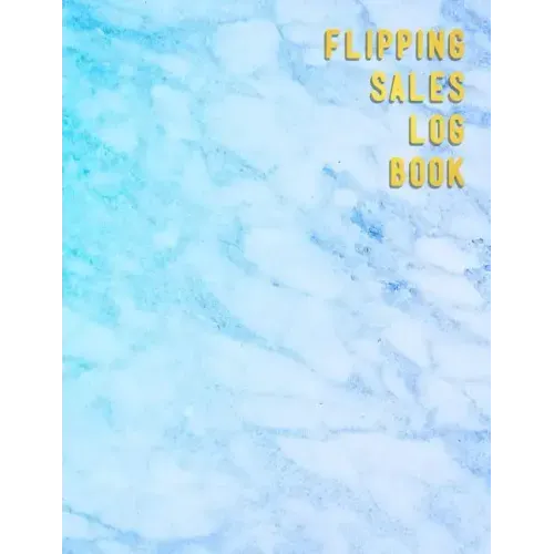 Flipping Sales Log book: Online resellers profit tracking log book Website users looking to track their business