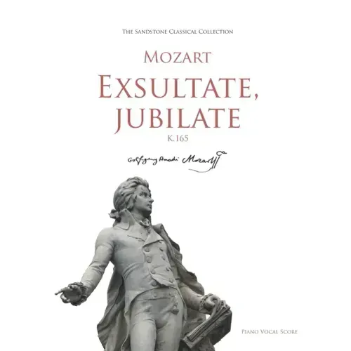 Exsultate, jubilate (K.165) Piano Vocal Score