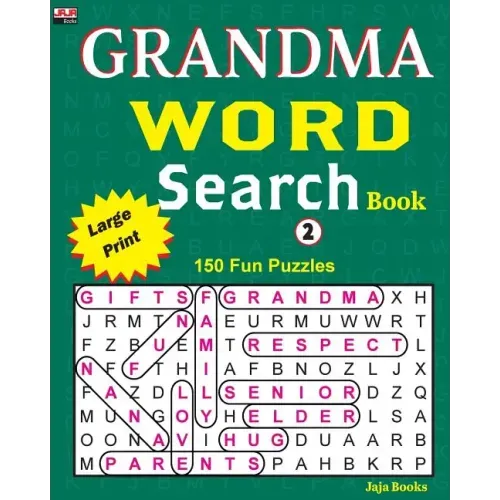 GRANDMA WORD Search Book: 150 puzzles for your brain workout.