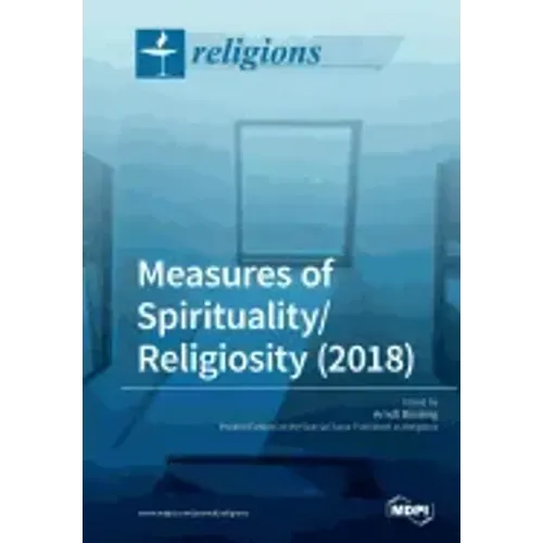 Measures of Spirituality/Religiosity (2018)