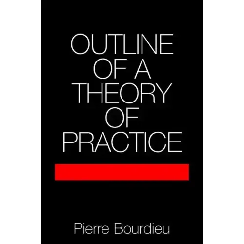 Outline of a Theory of Practice