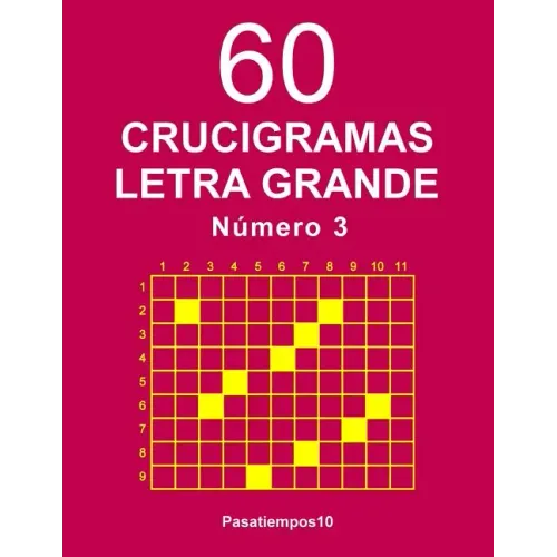60 Crucigramas Letra Grande - N. 3