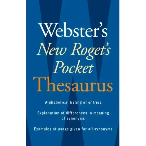 Webster's New Roget's Pocket Thesaurus