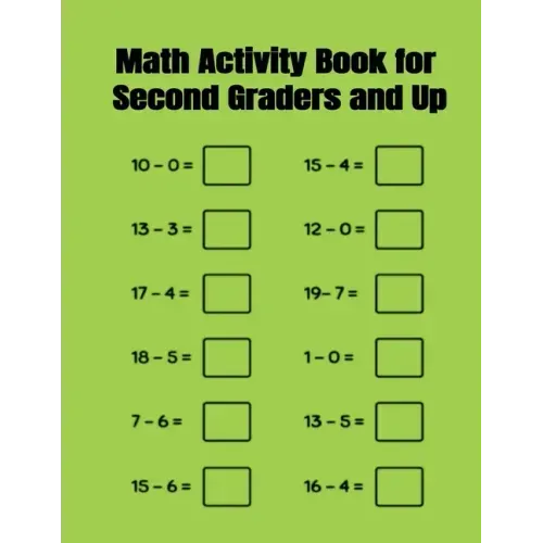 Math Activity Book for Second Graders and Up