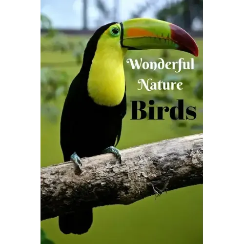 Wonderful Nature Birds: Picture book gift for seniors with Dementia or patients with Alzheimer's. 40 full color photographs of birds, with nam