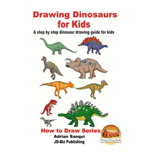 Drawing Dinosaurs for Kids - A step by step dinosaur drawing guide for kids