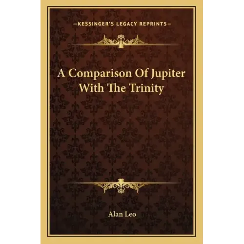 A Comparison Of Jupiter With The Trinity