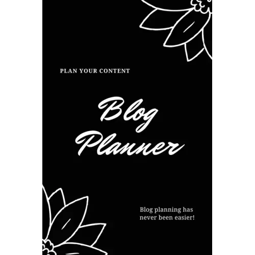 Blog Planner: Bloggers Design, Plan, & Create Using Content Strategy Planning, Creating Social Media Post, Blogger Gift, Journal