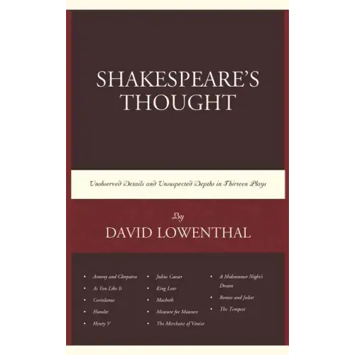 Shakespeare's Thought