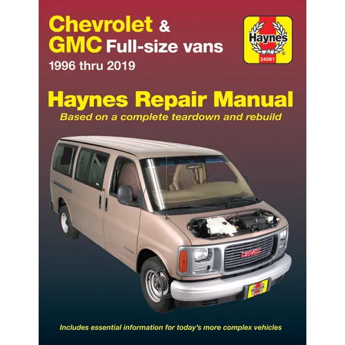 Chevrolet & GMC Full-Size Vans 1996-19