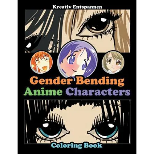 Gender Bending Anime Characters Coloring Book