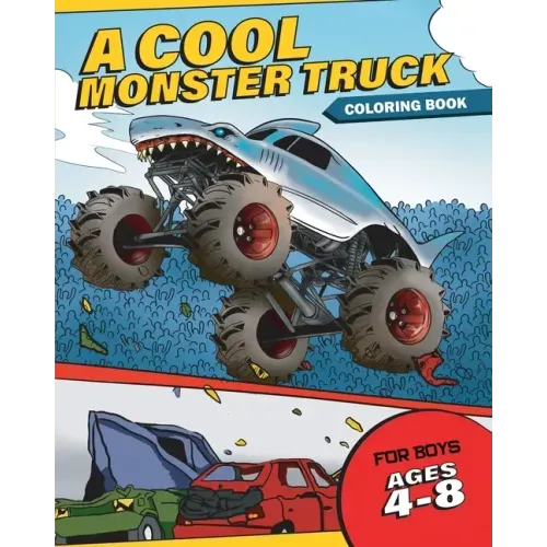 A Cool Monster Truck Coloring Book