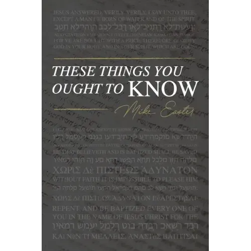 These Things You Ought To Know