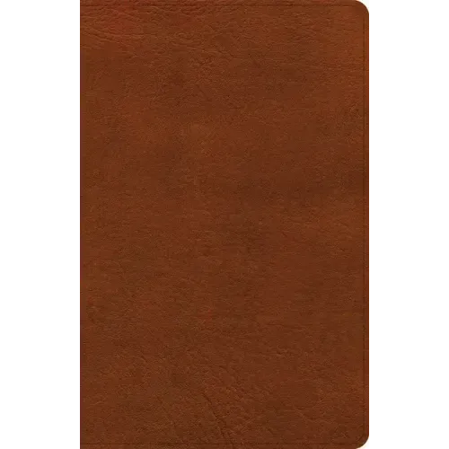 CSB Thinline Bible, Burnt Sienna Leathertouch
