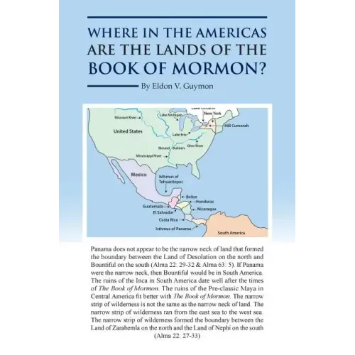 Where in the Americas Are the Lands of the Book of Mormon?
