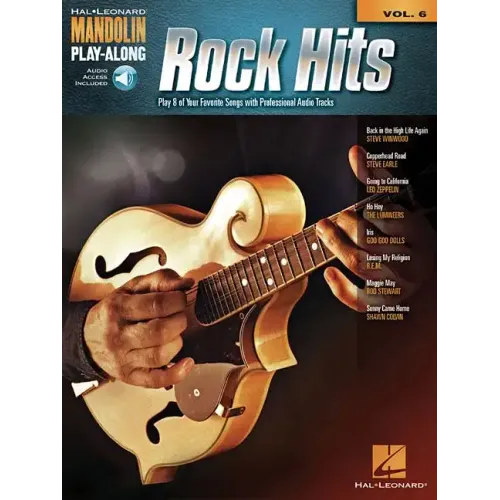 Rock Hits: Mandolin Play-Along Volume 6