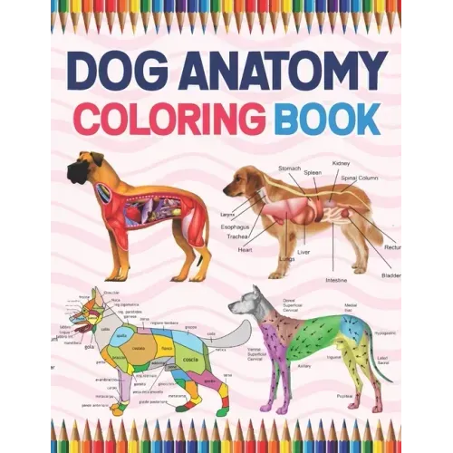 Dog Anatomy Coloring Book: Dog Anatomy Coloring Workbook for Kids, Boys, Girls & Adults. The New Surprising Magnificent Learning Structure For Ve