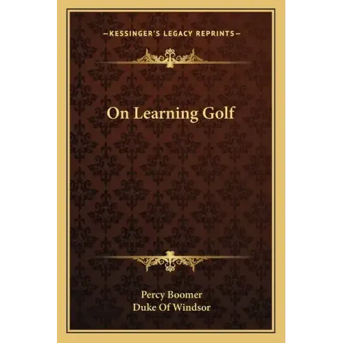 On Learning Golf