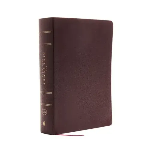 The King James Study Bible, Bonded Leather, Burgundy, Full-Color Edition