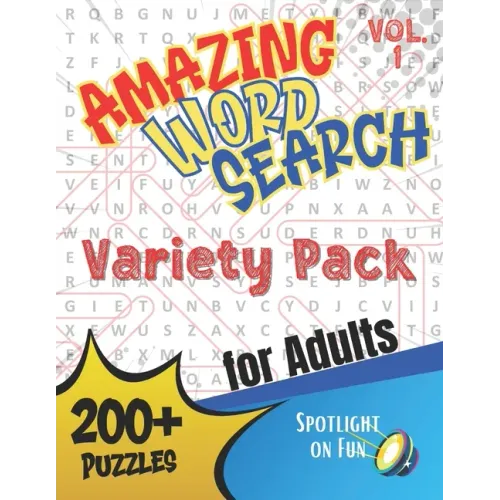 Amazing Word Search for Adults Variety Pack Vol. 1: Word Puzzle Book for Adults, Seniors