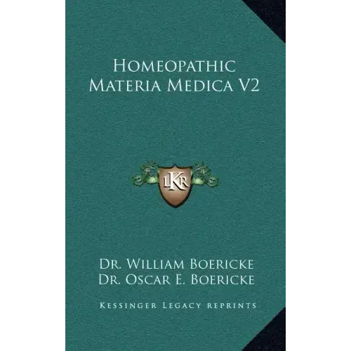 Homeopathic Materia Medica V2
