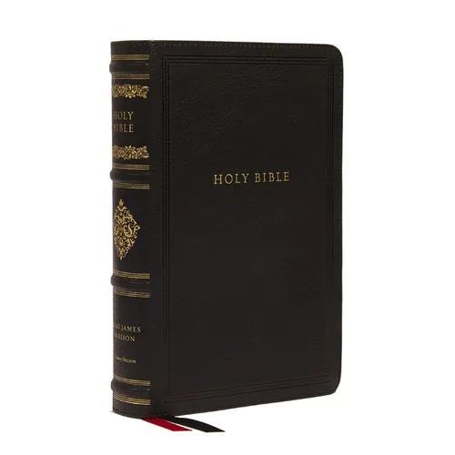 KJV Large Print Reference Bible, Black Leathersoft, Red Letter, Comfort Print (Sovereign Collection): Holy Bible, King James Version - Imitation Leather