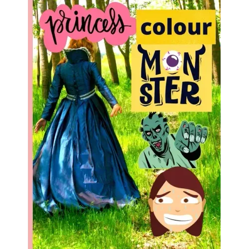 Princess Color Book: Large coloring book for kids