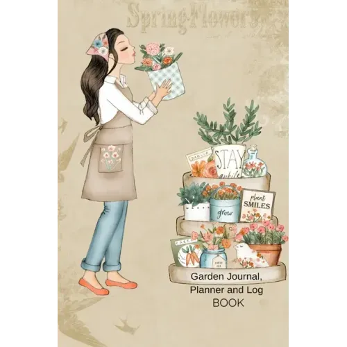 Garden Journal, Planner and Log Book: Comprehensive Garden Notebook with Garden Record Diary, Garden Plan Worksheet, Monthly or Seasonal Planting Plan