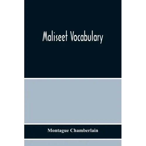 Maliseet Vocabulary