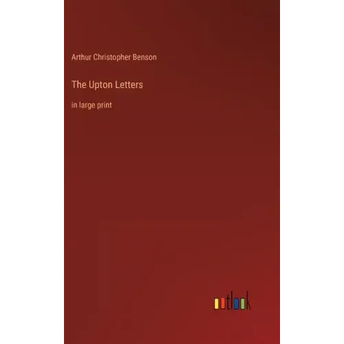 The Upton Letters: in large print