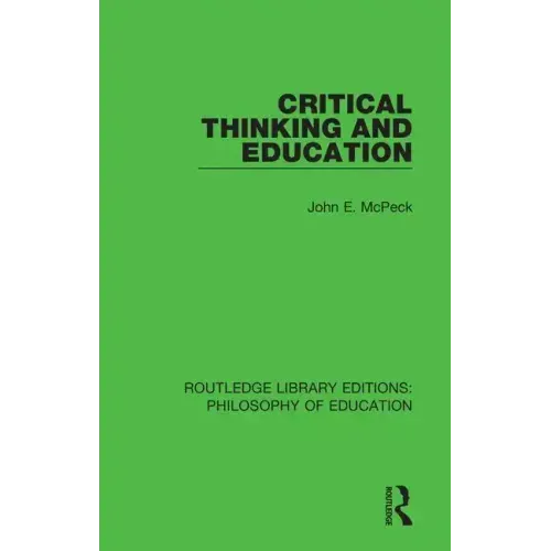 Critical Thinking and Education