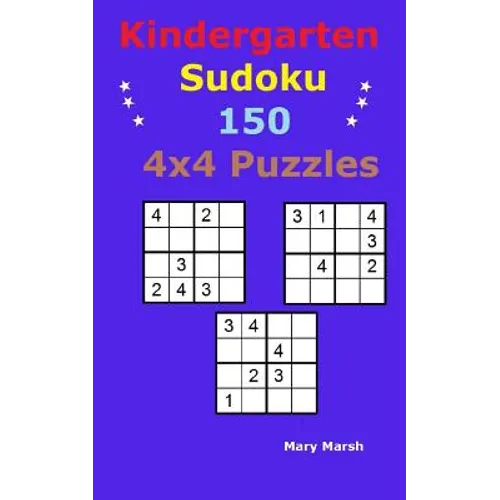 Kindergarten Sudoku 150 4x4 Puzzles
